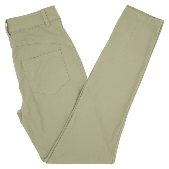 Lululemon Pants Womens 4 Rosemary Green City Sleek 5 Pocket Casual Hike Stretch - Picture 1 of 12